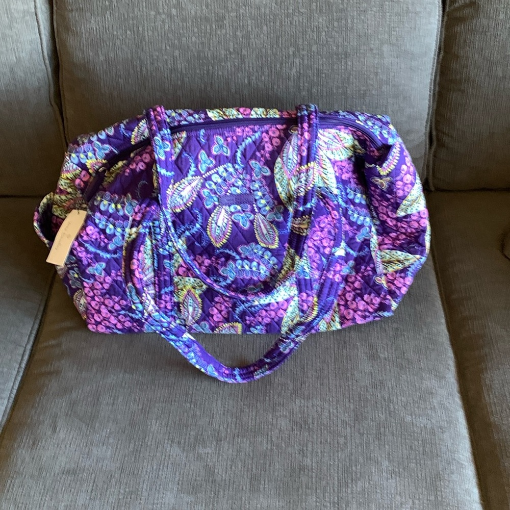 Batik Leaves Small Duffle Bag